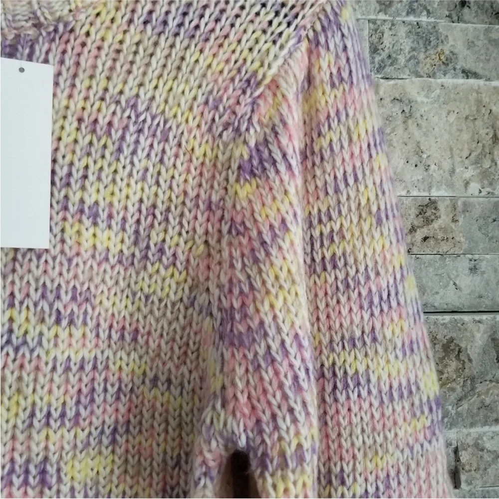 All in Favor PASTEL MARLED SWEATER